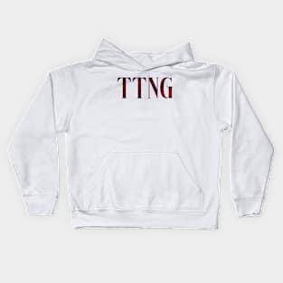 TTNG - Simple Typography Style Kids Hoodie